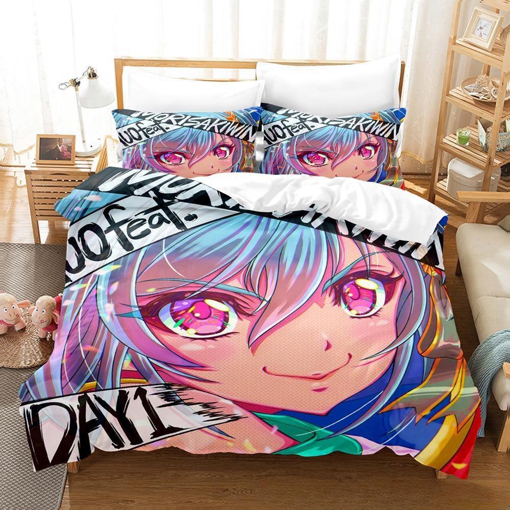 

Reborn To Master The Blade From Hero-King To Extraordinary Squire Bedding Set three-piece Set Adult Kid Bedroom Duvet Cover Sets EU single(135x200cm)