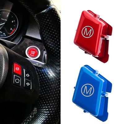 Auto Lenkrad M Buchstaben Taste für BMW 3 Serie M3 E90 E92 E93 2007-2013 Auto Zubehör Schalter peplacement abdeckung