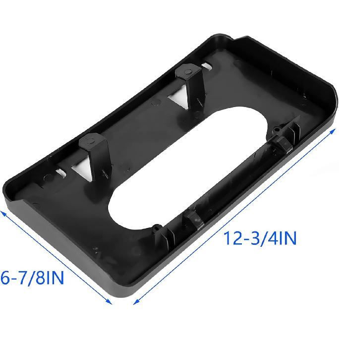 7BLACKSMITHS New 2009-2014 Ford F-150 Front License Plate Bumper Mounting Bracket Frame Holder