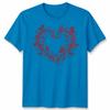 Filigree Heart Butterfly Valentines Day Occasions Unisexs Unisexs Graphic Tee