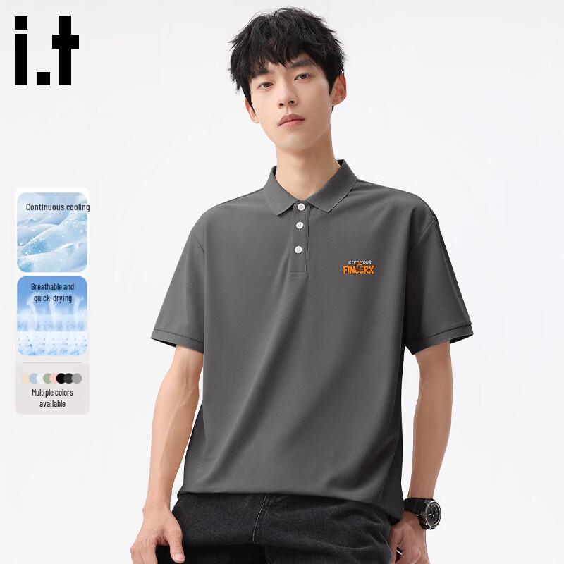Fingercroxx Men's Japanese Casual Quick-Dry Polo Shirt