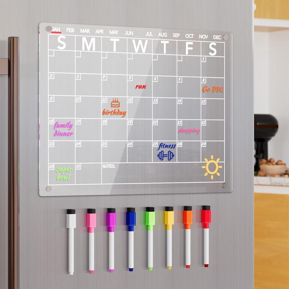 Acrylic Acrylic Dry Erase Board Magnetic Magnetic Acrylic Dry Erase  Kitchen Organization