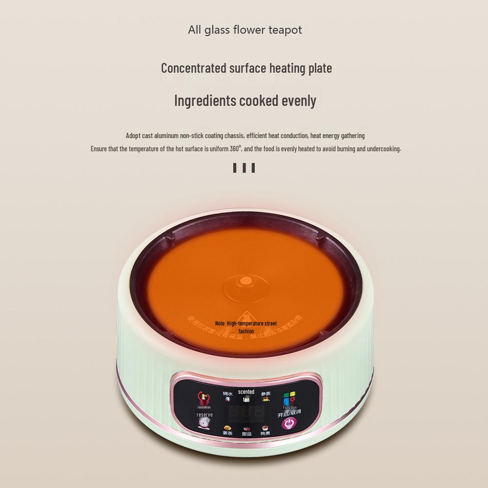 Good Wife All-Glass Multifunctional Tea Maker Kettle for Home or Office