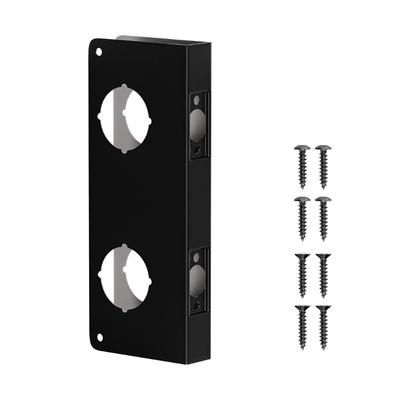 Heavy Type Stainless Steel Double Hole Door Security Plate Reinforces Wooden Or Metal Entry Door