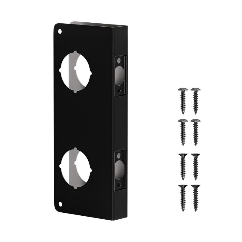 Heavy Type Stainless Steel Double Hole Door Security Plate Reinforces Wooden Or Metal Entry Door 1