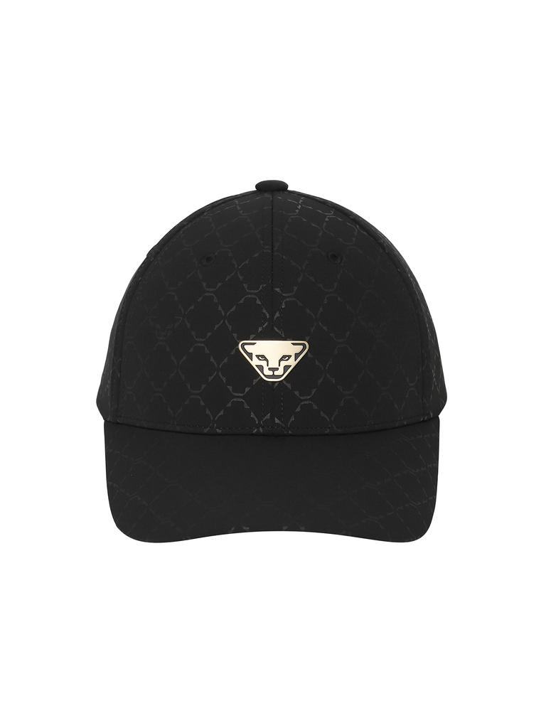 DYNAFIT Gold Logo Pattern Ball Cap_Black Yua26C08Z1