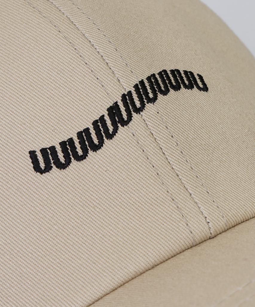 Eondeokeonteulol Cotton Logo Ball Cap Radio Wave / Authentic B B / Desert