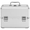 Cosmetic Case 22 x 30 x 21 cm Silver Aluminum