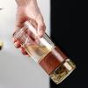 Glass Water Bottle Nice-looking Healthy Heat-resisting Water Bottle Plastic Leak-proof Drinking Cup Home