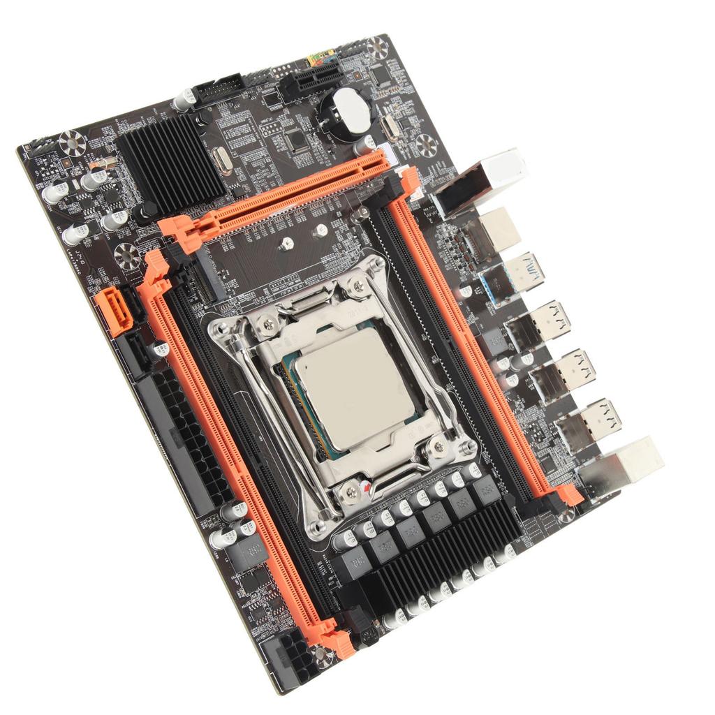X99 P4 DDR4 Motherboard 6 Phase Power Supply Computer Mainboard with E5 2680V3 CPU for Desktop PC