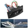 ABS Rocker Pump Switch Waterproof Control Module Panel Rocker Switch Panel  Marine Equipment