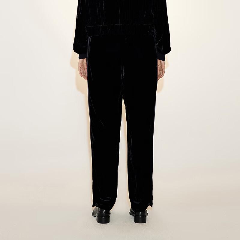 LESS Women's Elastic Waist Loose Straight-Leg Casual Pants