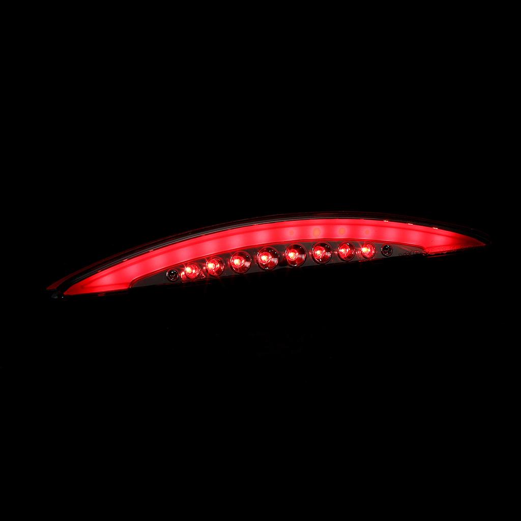 Kijima Motorrad Fahrrad Teile LED Schlankes Rücklicht Kit (Rauchglas) FXBR('18) HD-01430