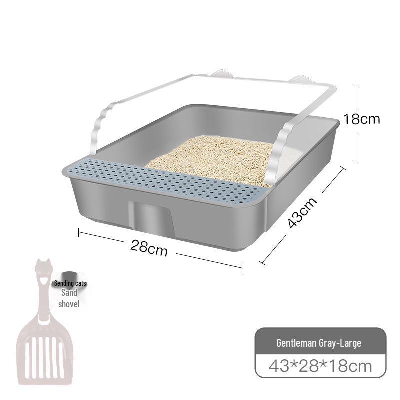 Extra Große Spritzwassergeschützte Geschlossene Katzentoilette mit Kostenlosem Versand