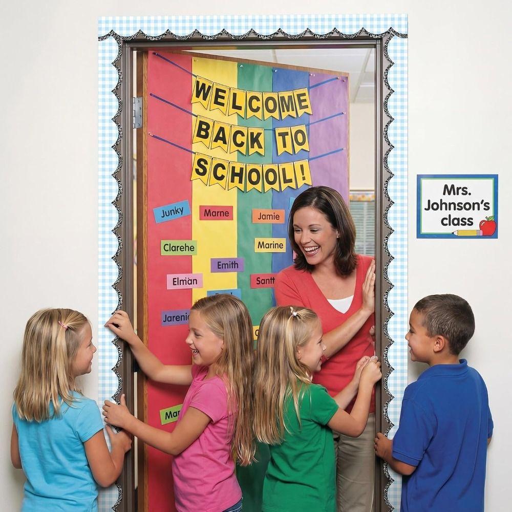 Cuttable Bulletin Board Border 10m/Roll Chalkboard Border  Kindergarten Decor