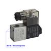 2V025-08 06 Pneumatic Solenoid Valve - 2 Way 2 Position Normally Closed NC 1/4 Port Air Control Valve 12V 24V 110V 220V AC DC