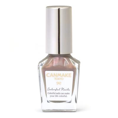 Colorful Nails N81 Vintage Flower Base 8ml High Pigmentation Quick Drying Brown with Iridescent Pearl