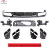 Mercedes-Benz E-Class W213 (2017+) Sport Rear Diffuser Tailpipes for E53/E63 