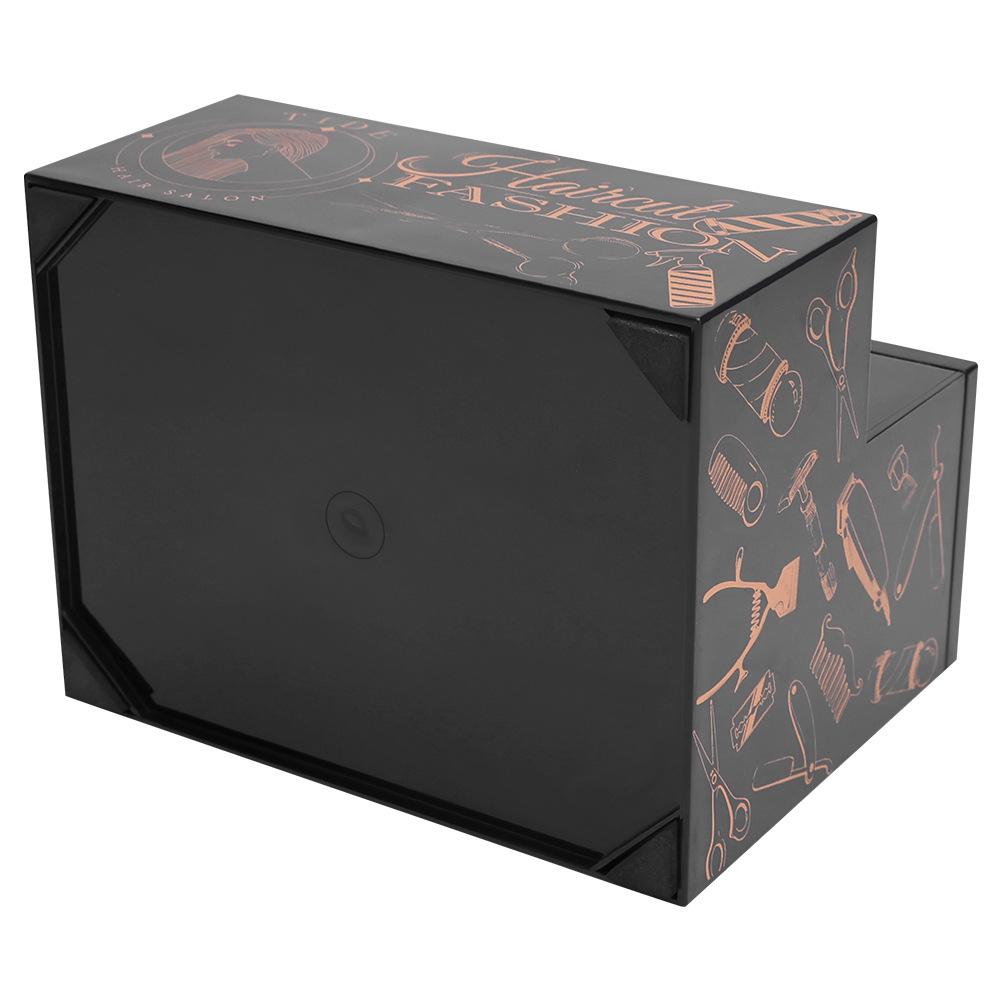 Boîte de Rangement Haut de Gamme Antidérapante pour Ciseaux de Coiffure pour Barbiers et Stylistes