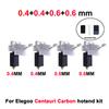 Upgrade Elegoo CC Hotend 0.2/0.4/0.6/0.8mm Assembled Extruder Hotend Kit for Elegoo Centauri Carbon Hot End / Centauri Nozzle