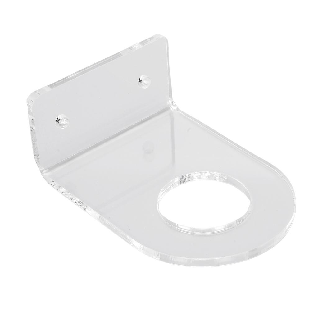 2PCS Basket  Holder Wall Mount Acrylic Clear Base  Wall Storage Stand Display Rack for Small  S