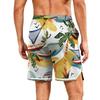 Men Mesh Breathable Casual Sports Shorts with Elastic Waistband and Drawstring Beach Style Printed Design for Summer Activities