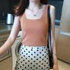 Women's Summer Sleeveless Black Knit Tank Top - Sexy Base Layer & Trendy Outerwear