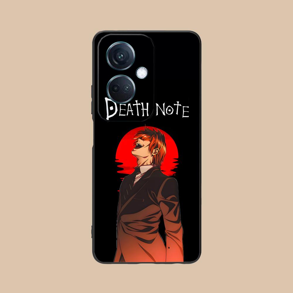 Death Note Kira Light Mobile Phone Case for OPPO Reno 14 13 12 11 10 9 8 7 6 5 F T Pro 5G Colorful Printing Cover Luxury Cover