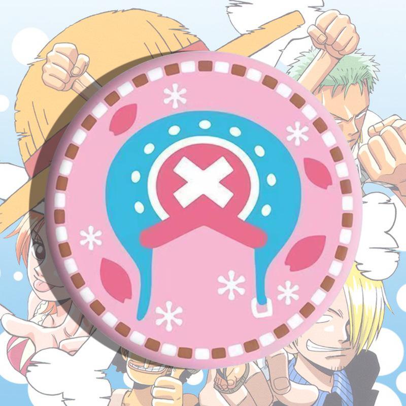 Badge Anime Japanese Cartoon Pin Metal Enamel Brooch Cosplay Accessories Luffy Zoro Nami Chopper Sanji Collection