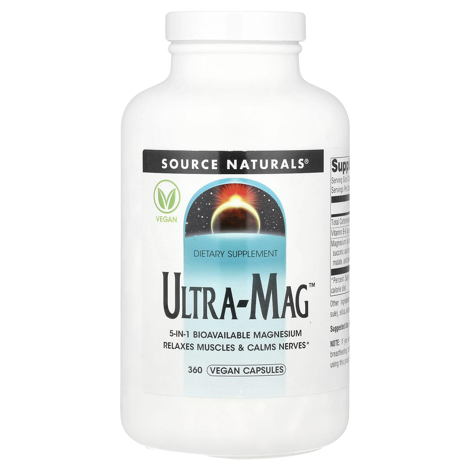 

Source Naturals, Ultra-Mag™, 360 Veggie Capsules