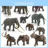 Realistic Zoo Animal Pvc Elephant Figures For Classroom Learning And Gift Giving