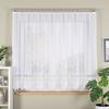 MODESTA - Ready-made Jacquard Curtain with a Straight Hem - 300x160 Cm - White