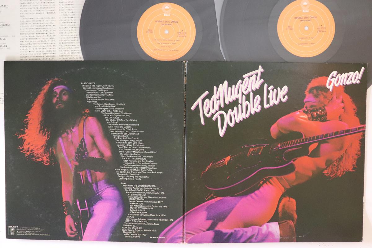 

LP Record TED NUGENT - Double Live Gonzo 40AP8723 EPIC 1978 Japan Rock Used