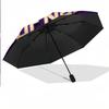 8 Rib Auto Folding Umbrella Anderlecht FC Print Custom Name Text Portable Rain Gear