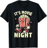 It's Movie Night Retro Family Movie Night T-Shirt