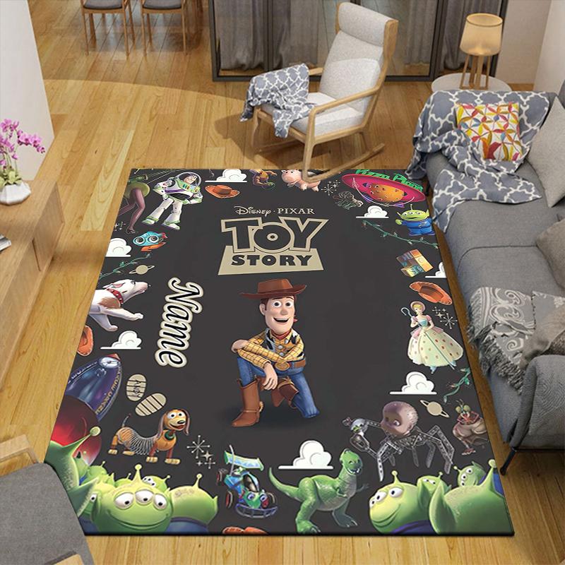 Custom 1Pc Toy Story Characters Rug Office Carpet Indoor Outdoor Entrance Doormat Nonslip Soft And Comfortable Living Room D916332