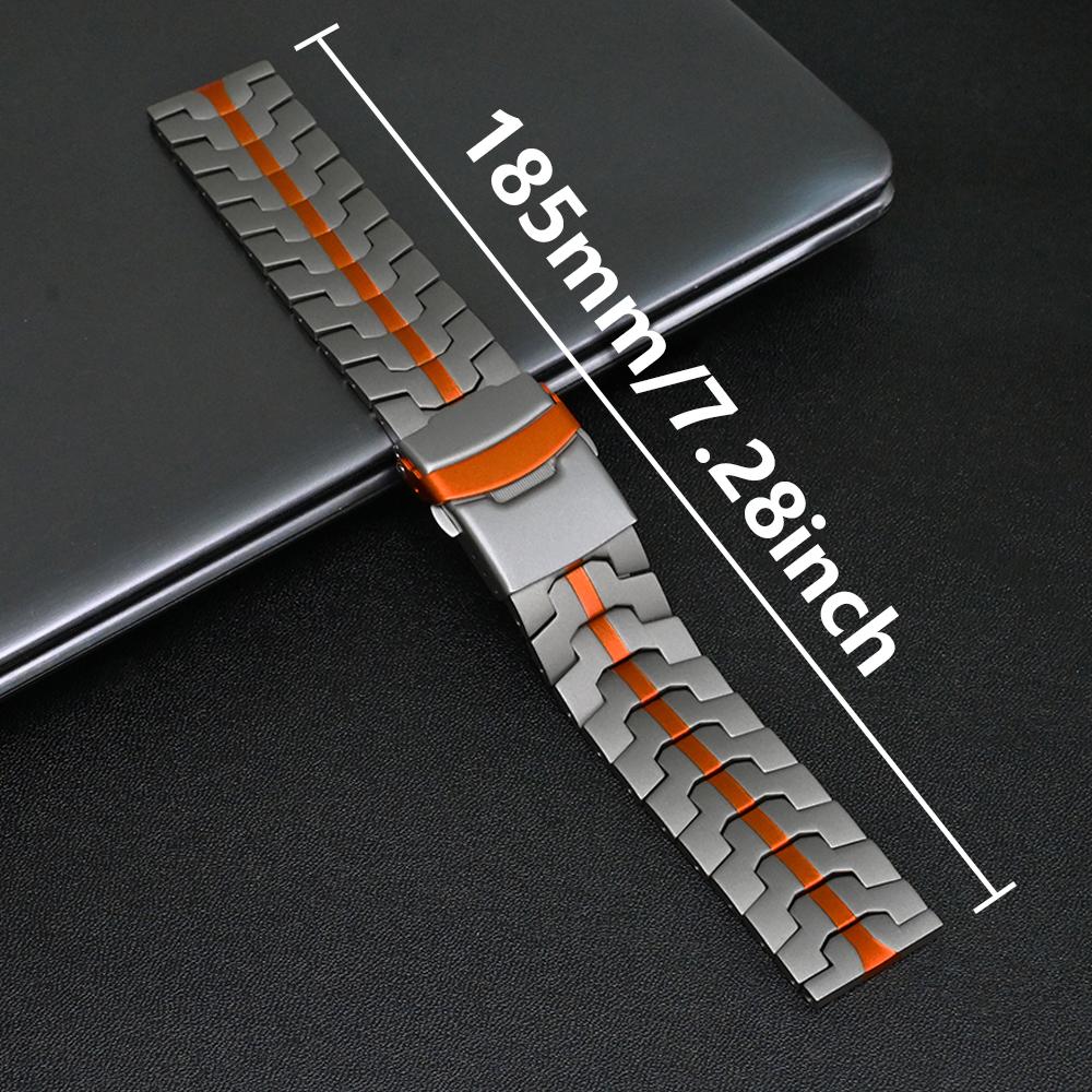 22mm Titanium Strap for Huawei Watch GT5 GT4 46mm Watch 4/4 Pro Band for Amazfit Balance Active 2 Luxury 20mm Watchband Bracelet