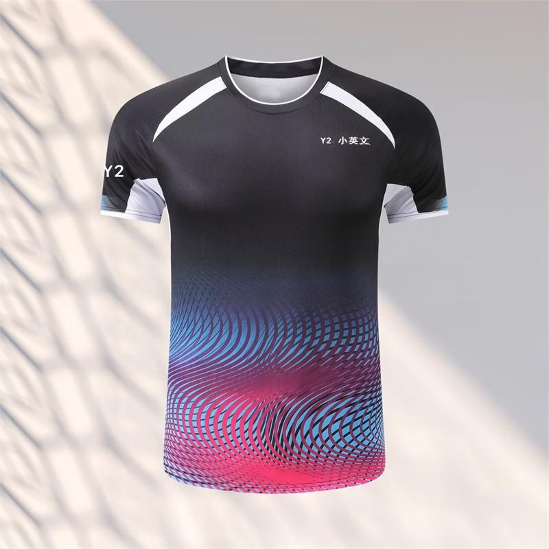 Unisex Badminton Shirt Men Women Kids Quick Dry Training Competition Top Breathable Sportswear
