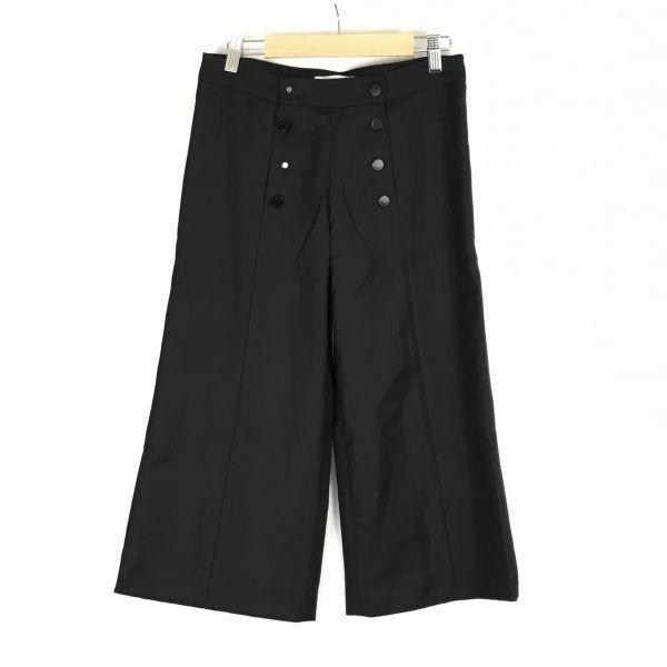 

J.W.ANDERSON Made in UK 100% Wool Cropped Wide Pants Black Women’s M/UK6 Inseam 50cm