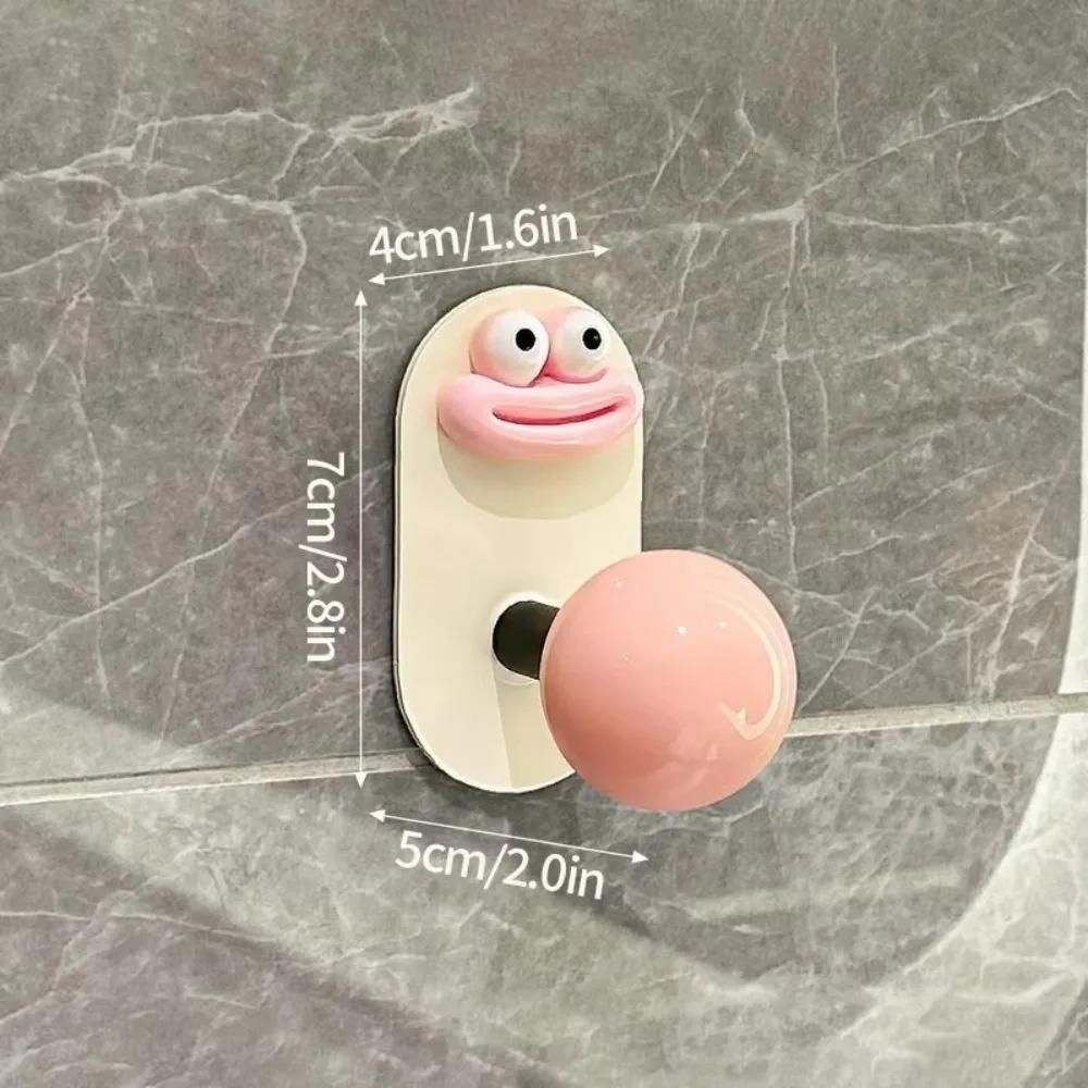 

Punch-Free Dopamine Adhesive Hooks Wall Mount Home Storage Accessories Bathroom Adhesive Wall Hook Heavy Duty Hanger Hooks