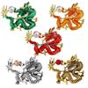 HX6F Dragon Brooch Versatile Corsage Pins Chinese Year Clothing Jewelry Brooches Pin
