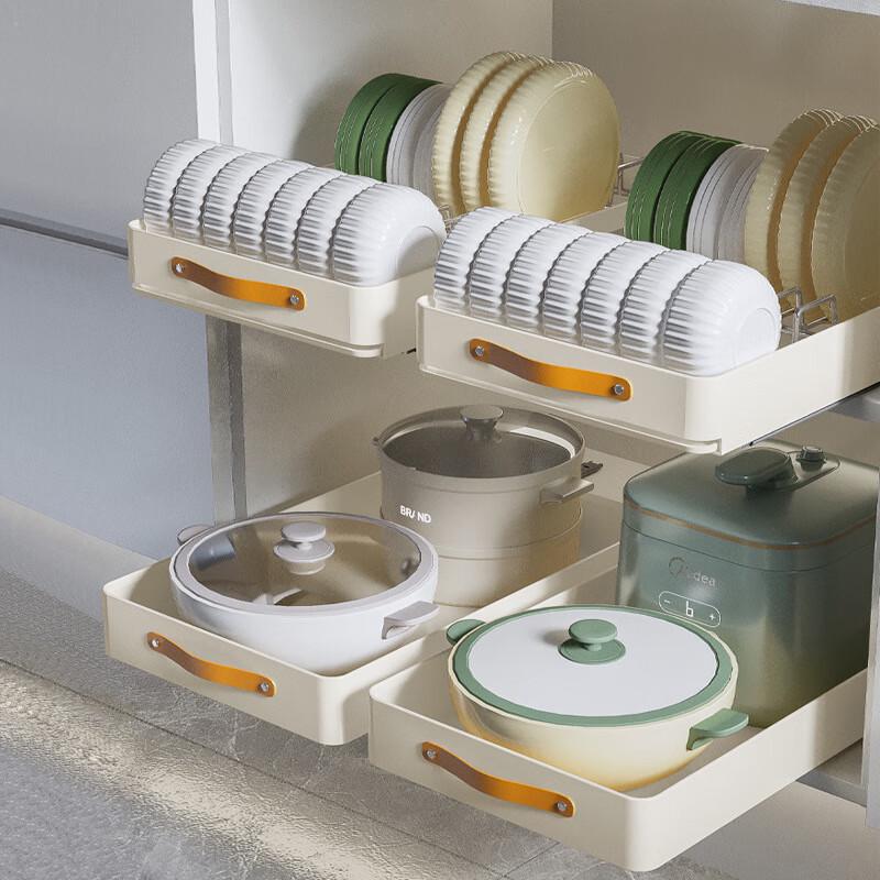 Zhishi Drawer Pull-Out Dish Drying Rack