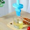 1Pc Kitchen Integrated Oil Pot Brush with Bottle Dustproof High Temp Resistant Oil Brush for Baking Pancake Household Tool