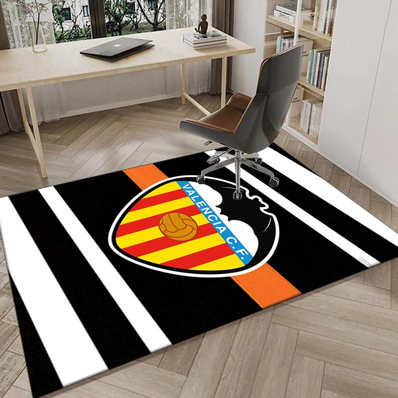 Valencia Cf Crest Design Area Rug for Office, Chair Rug, Decorative Carpet Livingroom Mat, Large Size Fan gifts Christmas gifts