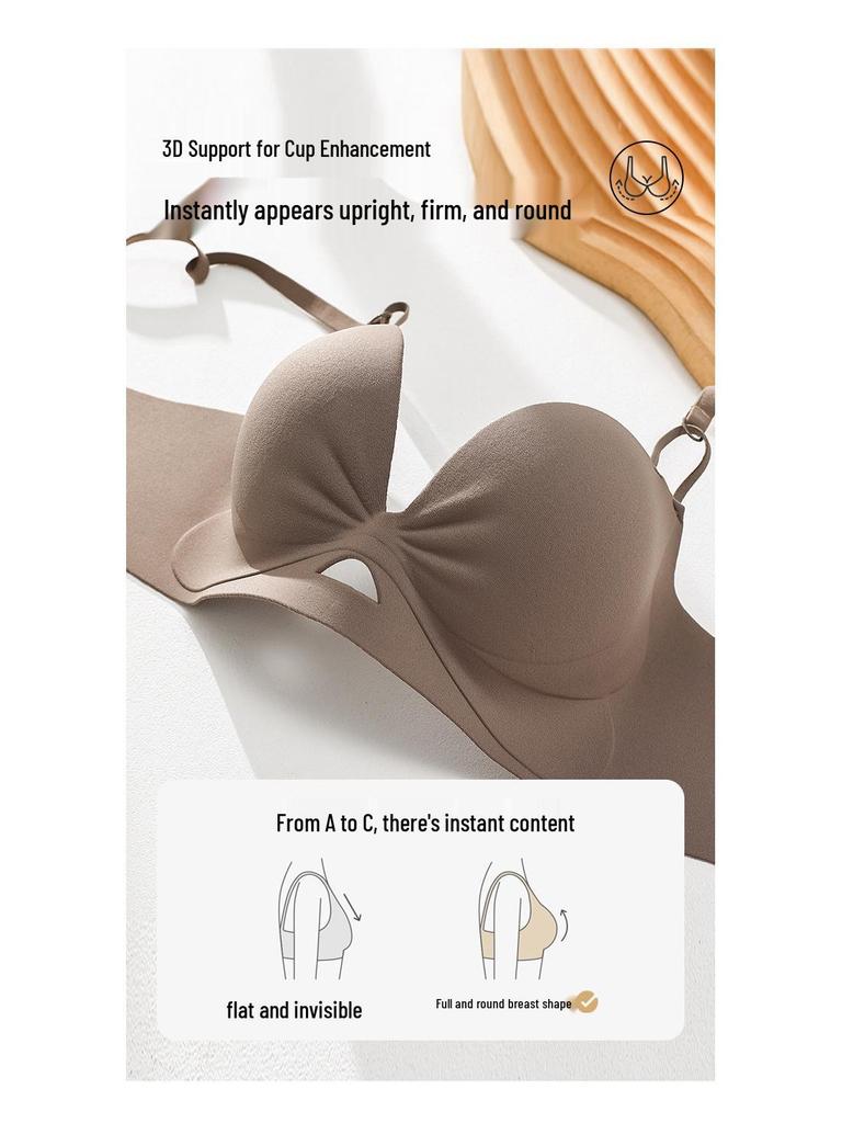 Seamless Wireless Breathable Bra for Women - Enhances Small Busts & Sides, Anti-Sagging