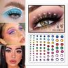 Decal Face Body Colored Rhinestone Festival Makeup Decor Temporary Tattoo Sticker Nail Art Charms