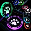 Zhonghua LED Coaster, 2 Pack Car Cup Lamp Holder, Beauty LED Coaster Lamp Holder