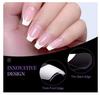 Long Square Medium Tips Press on Nail 120 PCS French Full Cover False Nail Soft Gel Acrylic Fake Nail Press on White & Clear Fake Nails Extensions