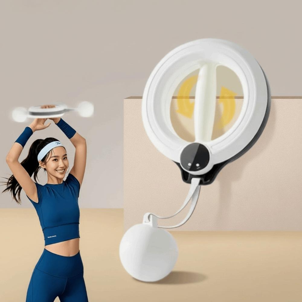 LED Display Arm Trainer Wrist Exerciser Forearm Trainer Reduce Fat Rotary Forearm Trainer  Home