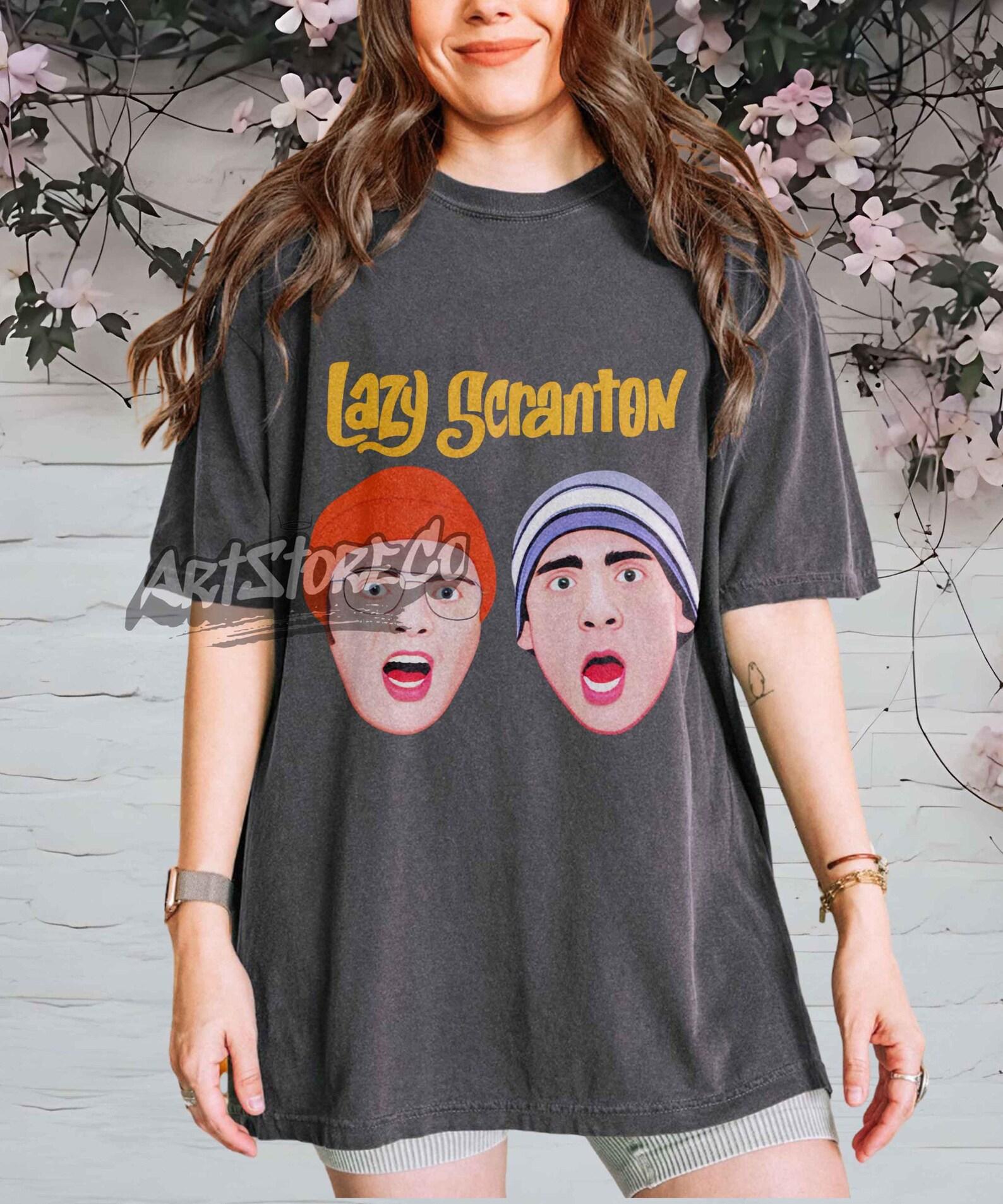 Lazy Scranton Electric City Retro Tee L
